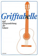 Grifftabelle Pflegeanleitung Gitarre