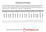 Grifftabelle Sandnerflöte