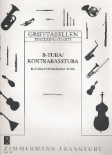 Grifftabelle B-Tuba Kontrabasstuba Zimmermann