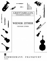 Grifftabelle Zither Wiener Stimmung