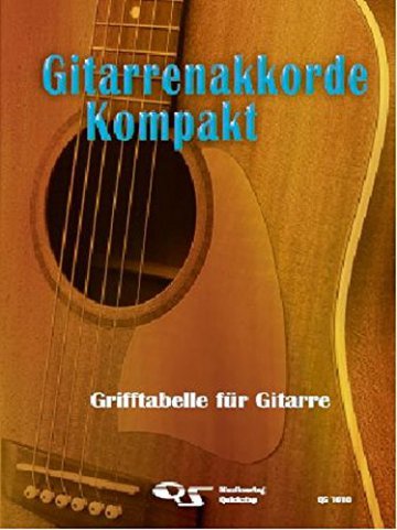 Gitarrenakkorde Kompakt: Grifftabelle für Gitarre