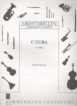 Grifftabelle für C-Tuba 3-5 Ventile