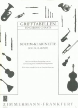 Grifftabelle Klarinette Böhm-System