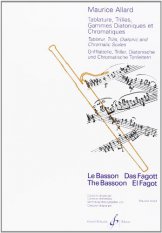 Grifftabelle, Triller, Diatonische und Chromatische Tonleitern für Fagott