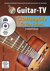 Guitar-TV: Gitarrengriffe für Pop und Rock mit DVD: Akkordbuch mit Grifftabelle